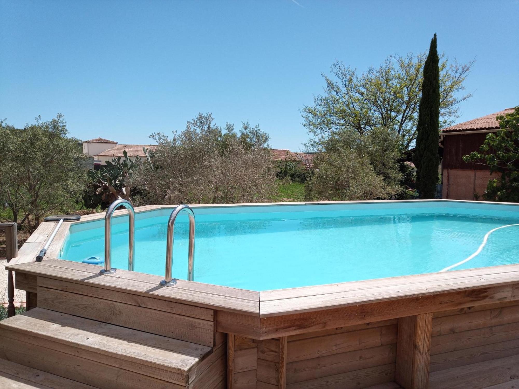 Olive View Villa Puissalicon Exterior foto